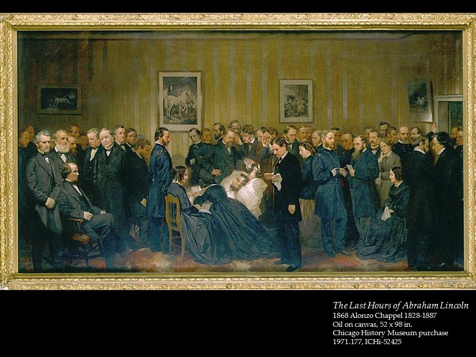 Last Hours of Lincoln by Alonzo Chappel